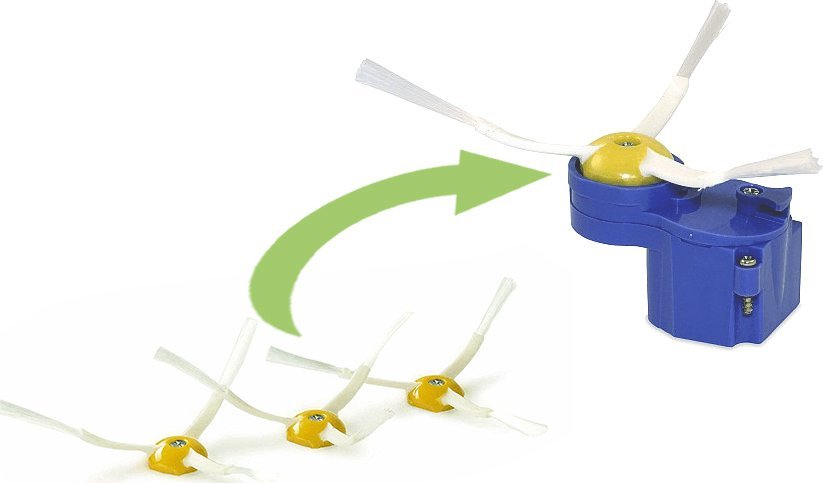 POLMAK 3x Szczotka Boczna (3-ramienna) do iRobot Roomba