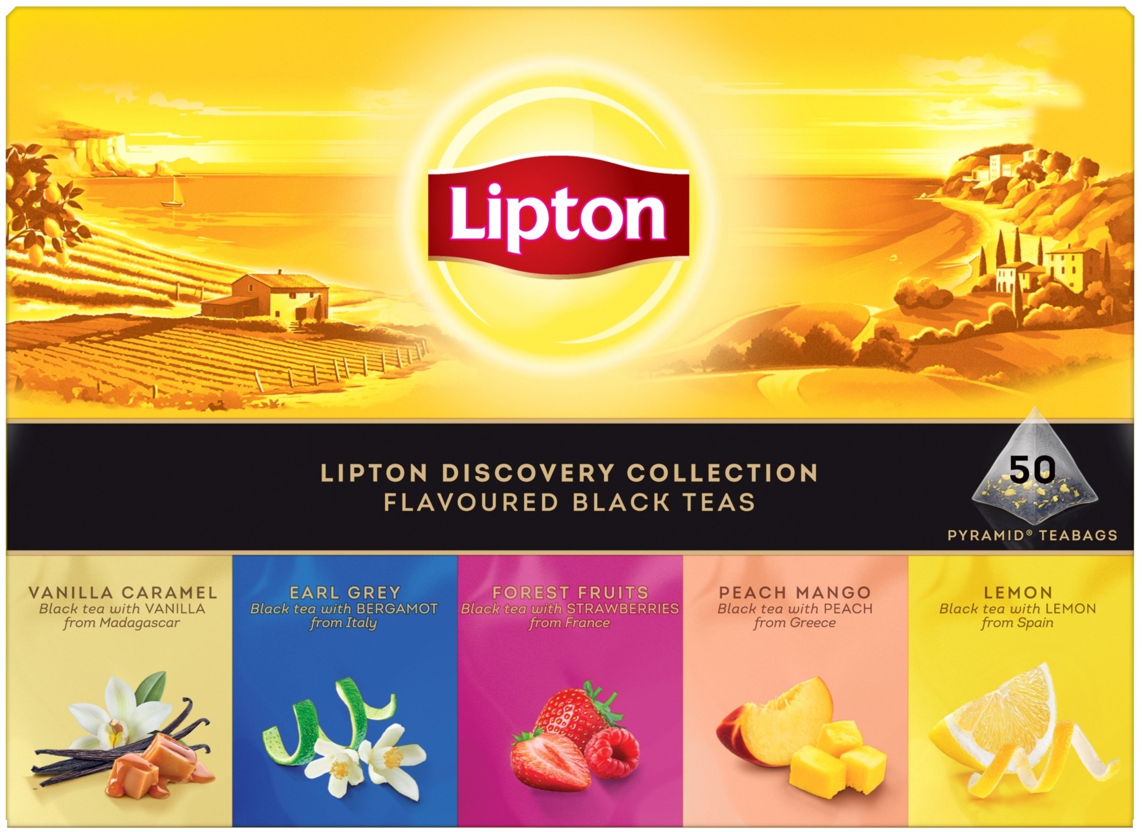 Lipton Zestaw herbat Variety Pack 5x10 piramidek