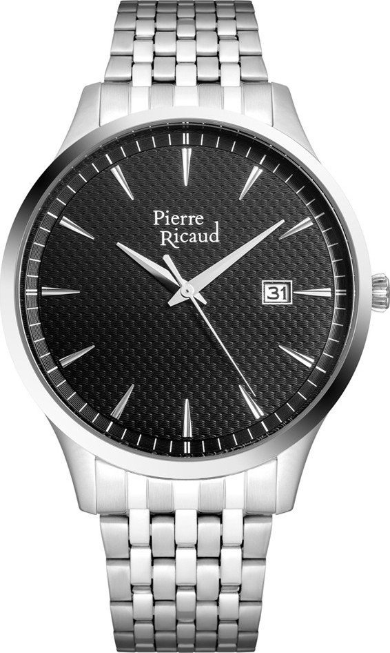 Zegarek Pierre Ricaud Zegarek męski Pierre Ricaud P91037.5114Q srebrny