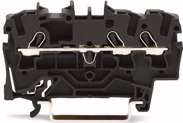 Wago Złączka szynowa 3-przewodowa 2,5mm2 czarna TOPJOBS (2002-1305)