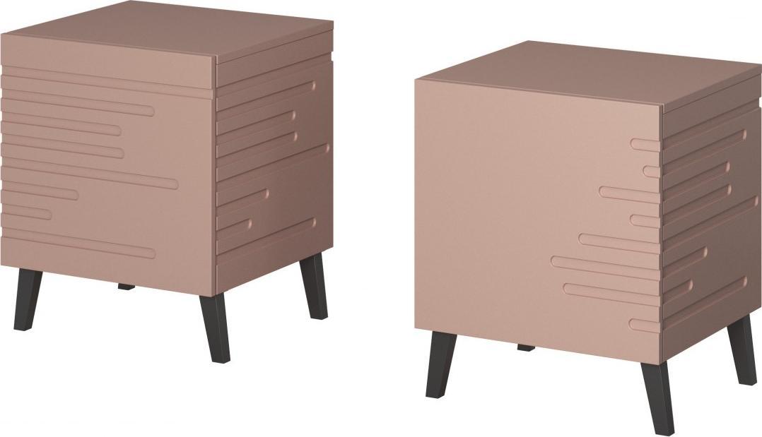 Cama Meble Szafka nocna NOVA 44x40x52 róż mat