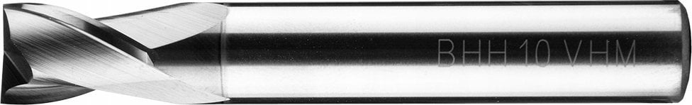 Frez węglikowy Baildon DIN 6527 K FWP2K 10 mm, VHM TiAlN, Z2, 66-11 mm