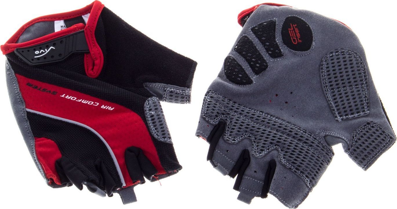 Vivo Rękawiczki rowerowe Vivo SB-01-7007 D czerwono-czarne L