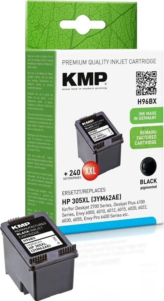 KMP H96BX tusz czarny kompatybilny z HP 3YM62AE