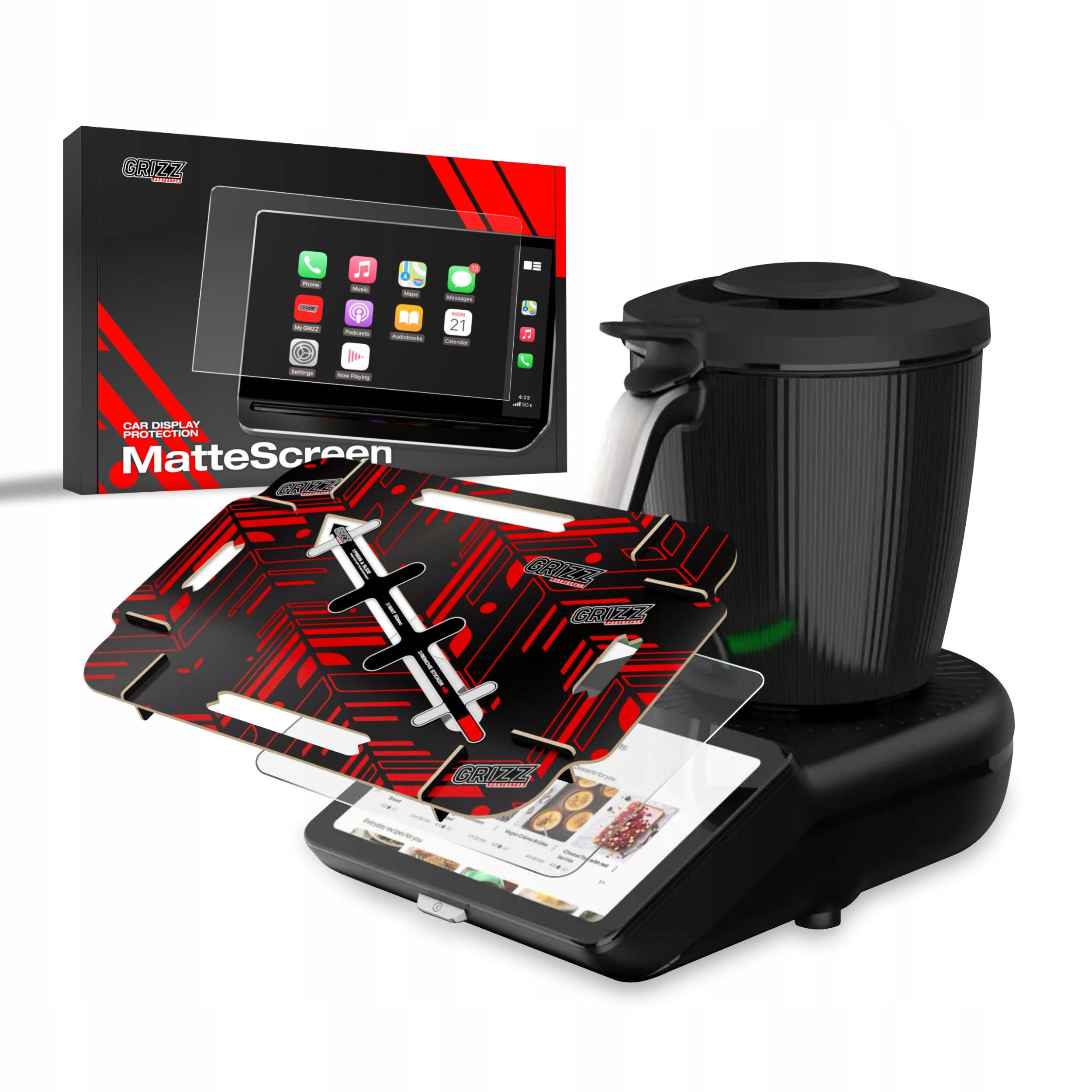 Folia matowa GrizzGlass MatteScreen Easy do Thermomix TM7