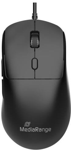 MediaRange Maus 6 Tasten kabelge. USB-C 800-2400 dpi sw