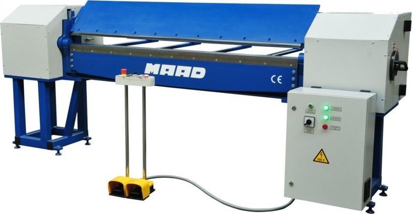 Maad MAAD ZGM-2000/2.0 ZAGINARKA GIĘTARKA KRAWĘDZIARKA DO BLACHY MECHANICZNA ELEKTRYCZNA MAAD ZGM-2000/2.0