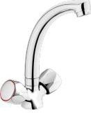 Bateria umywalkowa Deante Teno stojąca chrom (BON 020D)