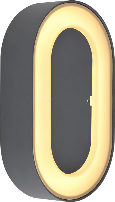 Kinkiet Globo Kinkiet ogrodowy ledowy IP65 grafitowy Globo SURA 32136W