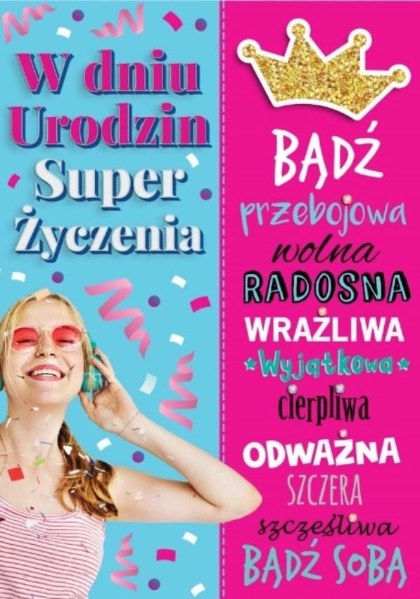 Stamp Karnet Bueno B6 + koperta wzór nr 03 Urodziny