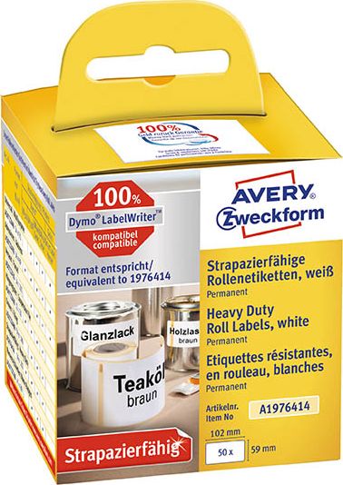 Avery Zweckform ETYKIETY ZF HEAVY DUTY NA ROLI 59X102 MM 50 ETYKIET