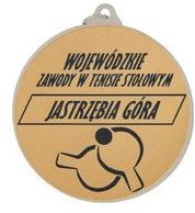 Victoria Sport Medal metalowy z grawerowaniem na laminacie