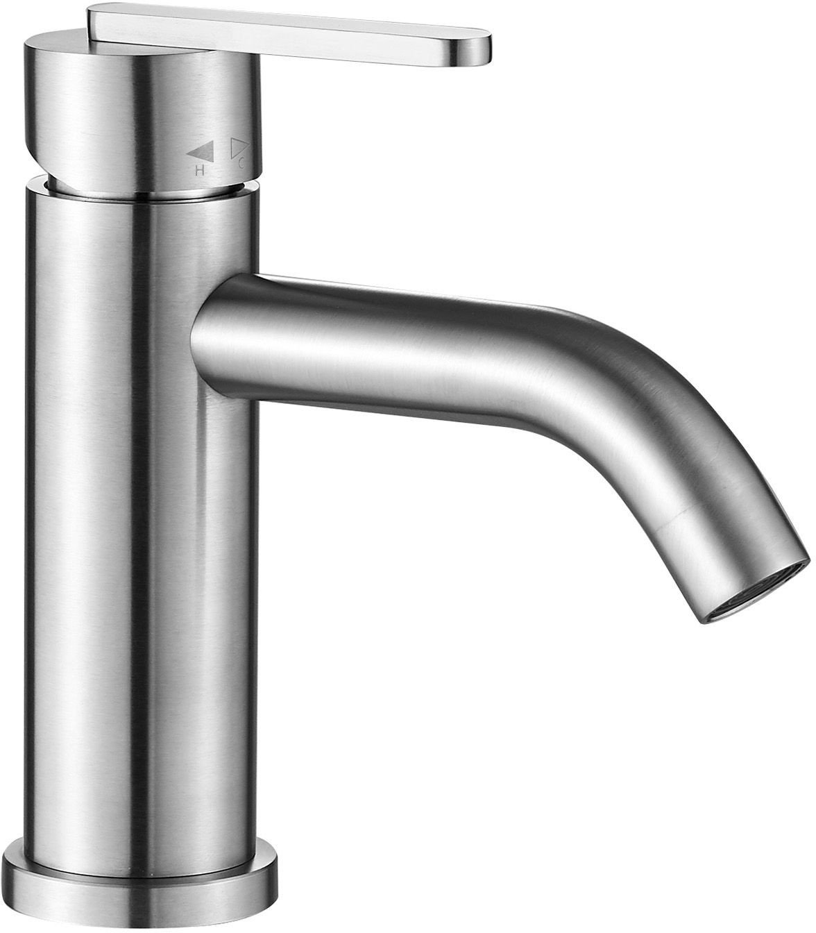 Bateria umywalkowa Rea Ontario Nikiel Szczotkowany Niska