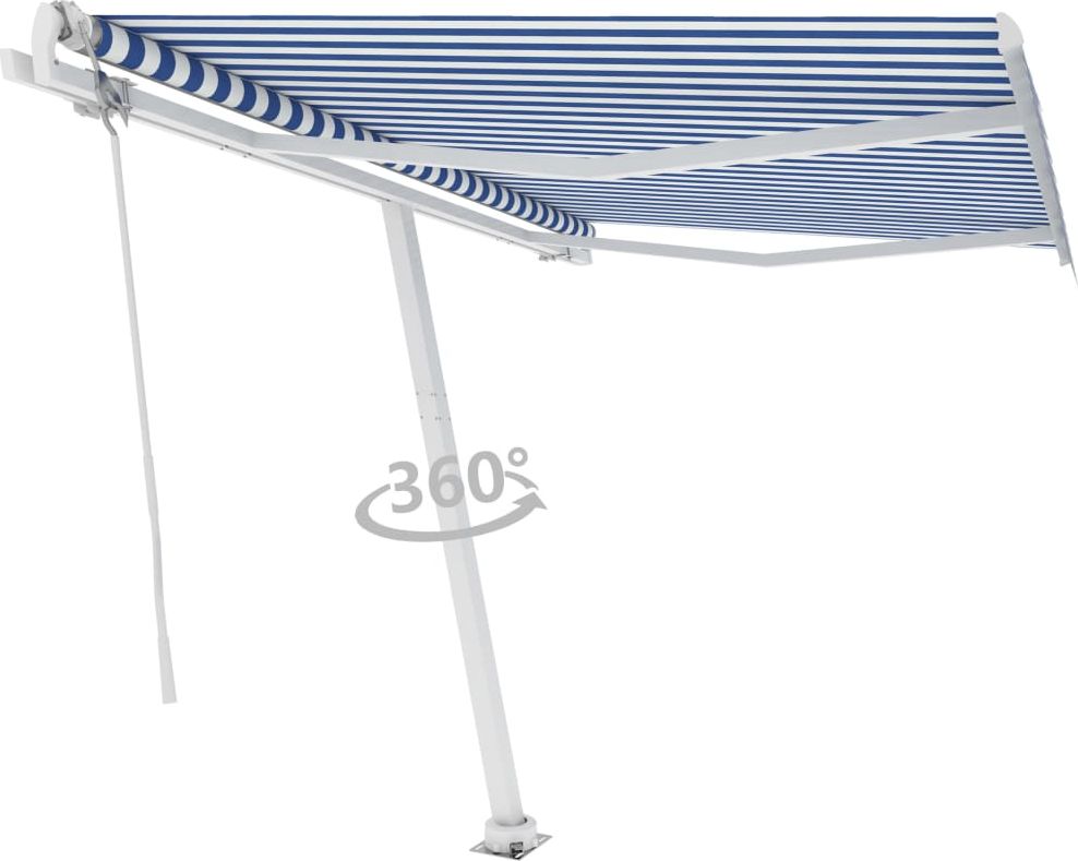 vidaXL Wolnostojąca automatycznie zwijana markiza, 350x250 cm