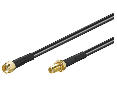 Kabel MicroConnect Antenowy 2m czarny (51676)