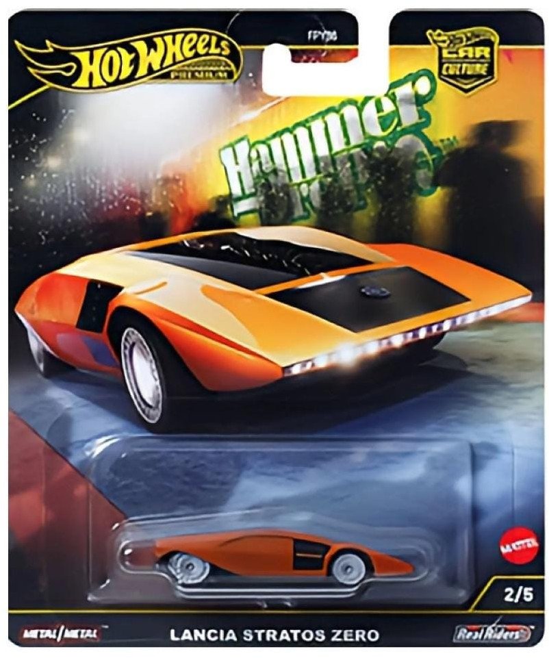 Hot Wheels Kultowe auto Lancia Stratos Zero HRV77