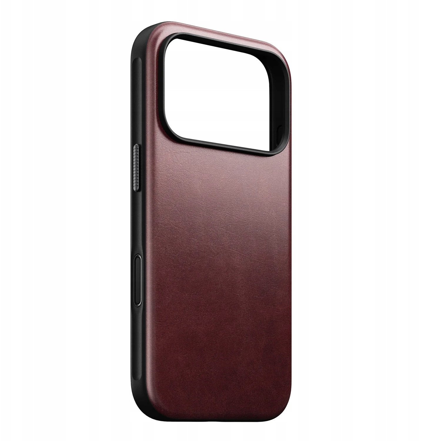 Nomad Modern Leather Case, burgundy (Horween) - iPhone 17 Pro