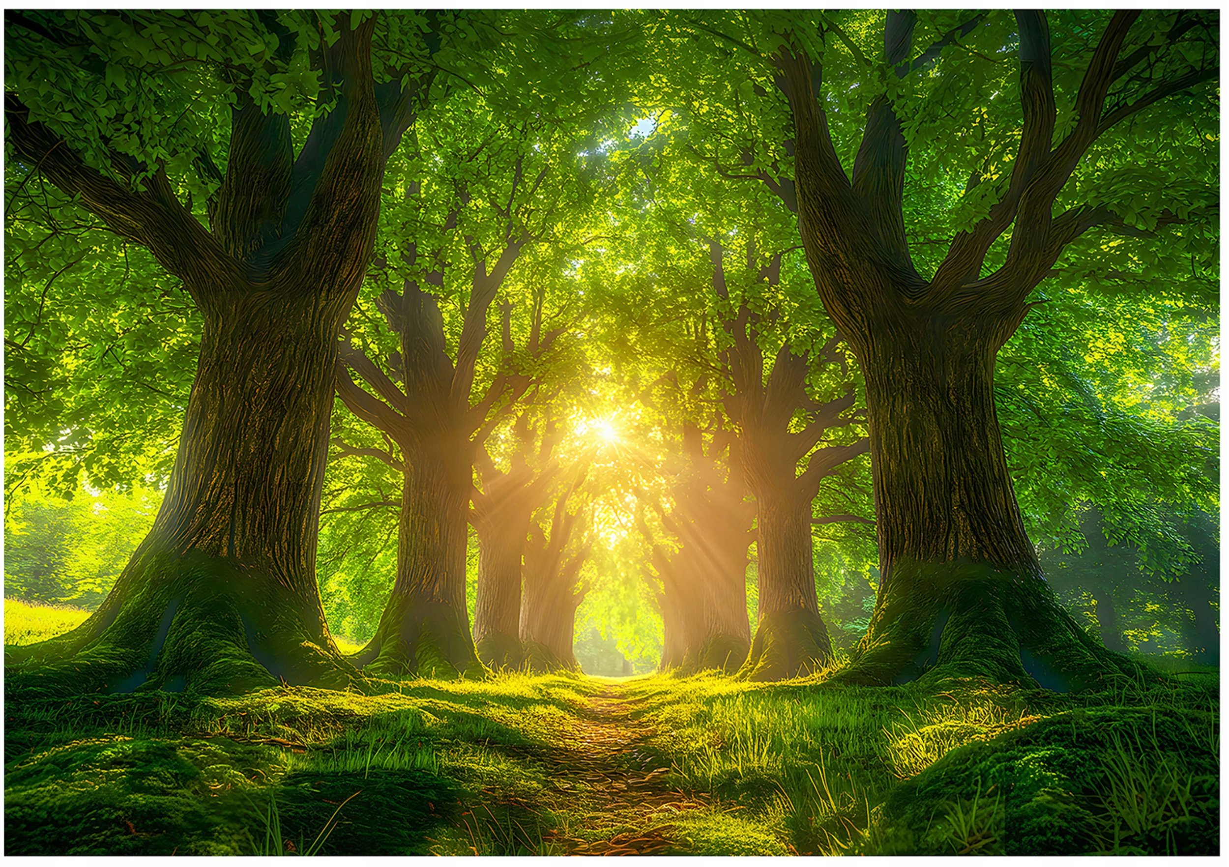 Fototapeta Na Flizelinie Las Drzewa Do Sypialni Salonu 312x219