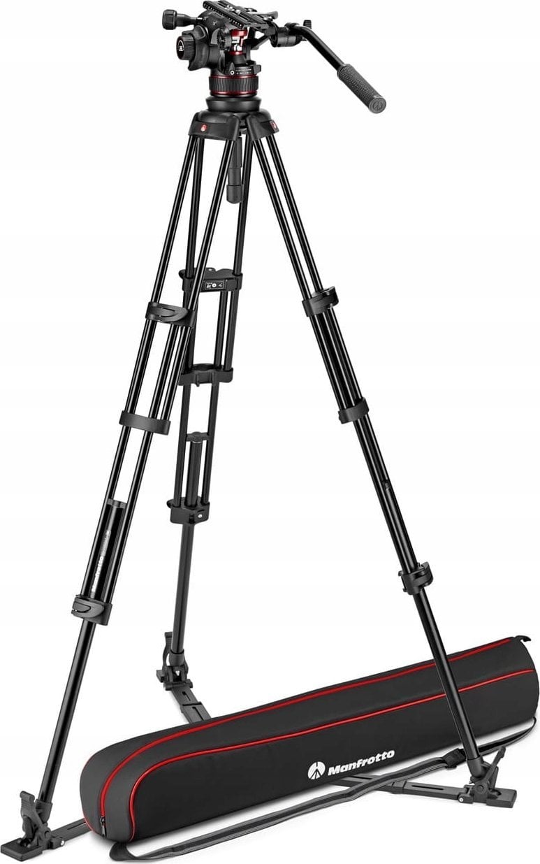 Statyw Manfrotto Zestaw Twin Alu z głowicą 612- dolna rozp