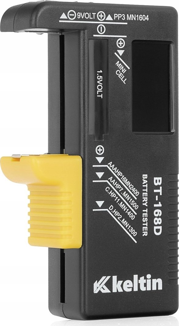 KELTIN Cyfrowy miernik – tester baterii i akumulatorków (100)