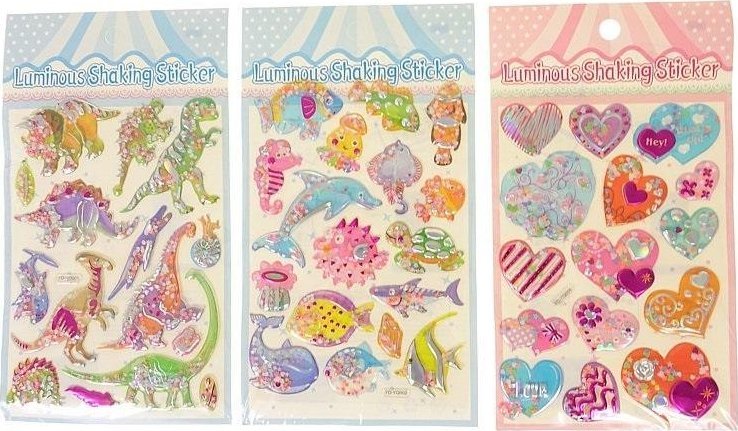 Naklejki wypukłe MIX