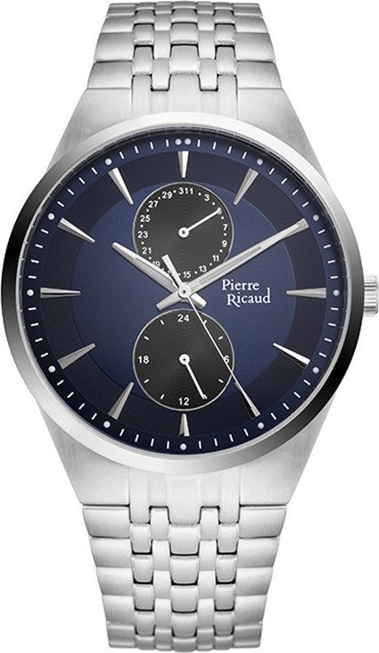 Zegarek Pierre Ricaud Zegarek męski Pierre Ricaud P97251.5115QF srebrny