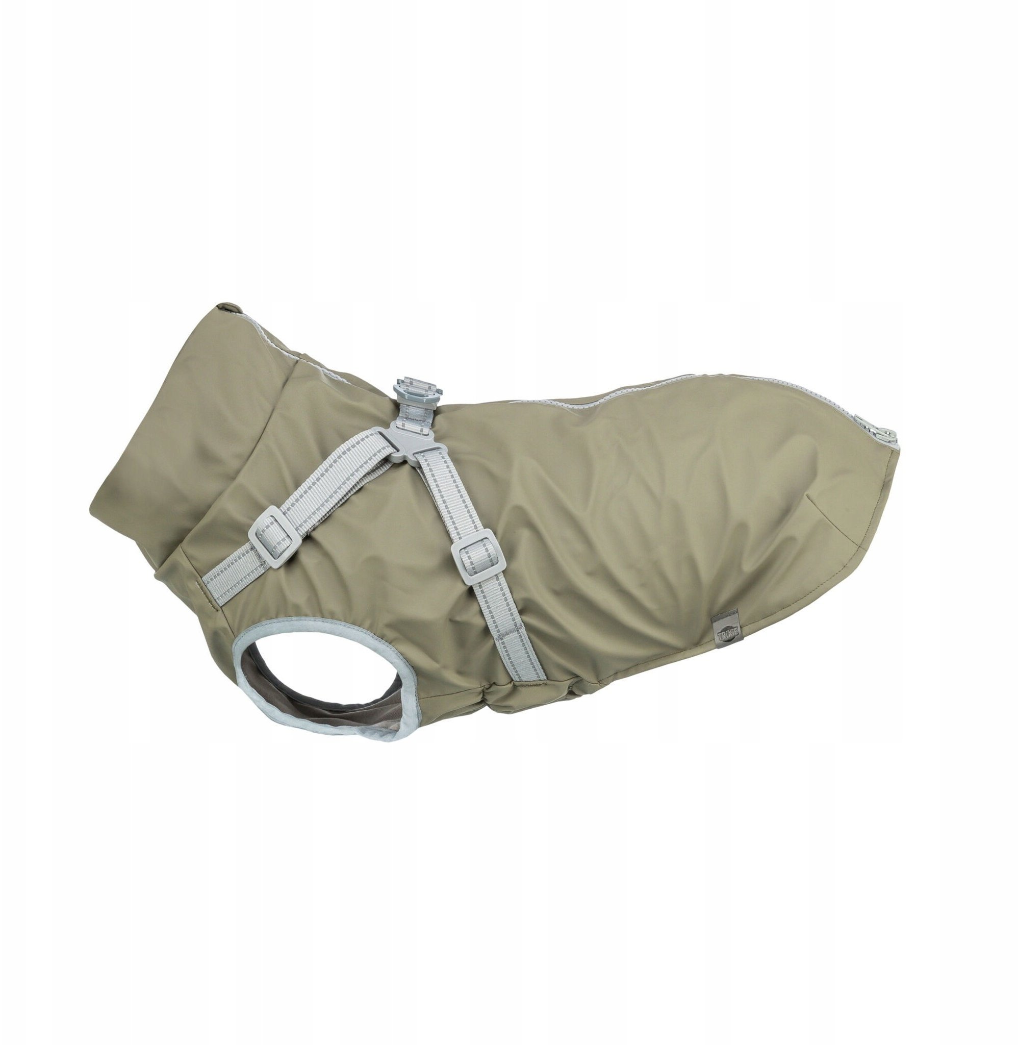 Pontis, płaszczyk z szelkami, dla psa, zielony, XS: 30 cm