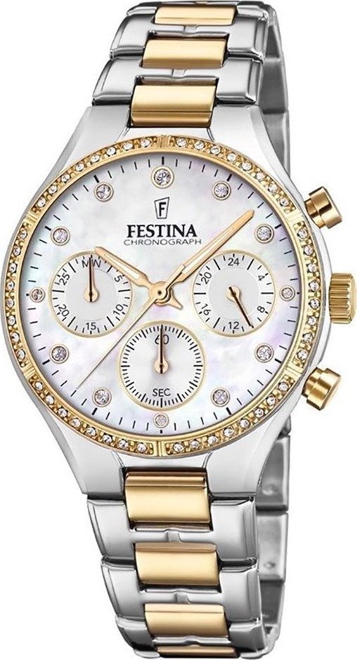 Zegarek Festina Zegarek damski Festina F20402-1 CYRKONIE srebrny