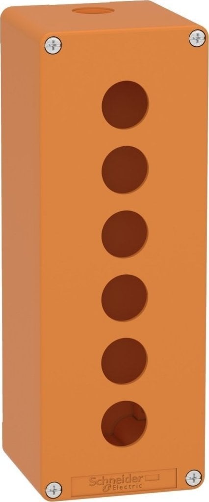 Schneider Harmony XAP Kaseta sterownicza pusta pomarańczowa 6 otworów XAPO4506