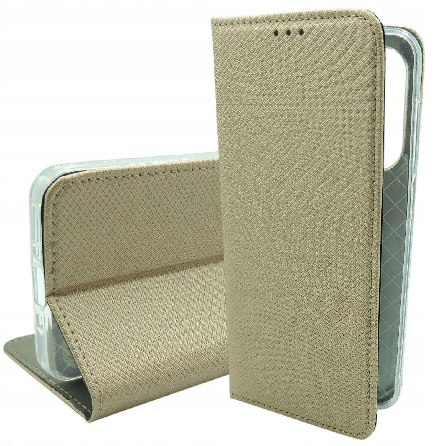 Kabura SMART CASE Book do SAMSUNG A17 złoty