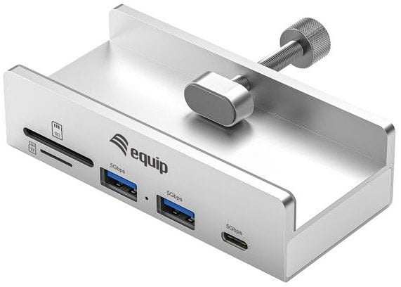 Equip 128968 huby i koncentratory USB 3.2 Gen 1 (3.1 Gen 1) Type-A 5000 Mbit/s Aluminium