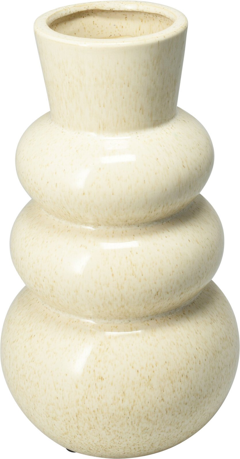 Ceramic vase CREAM BUBBLE, 16 x 29 cm, 1 pc.