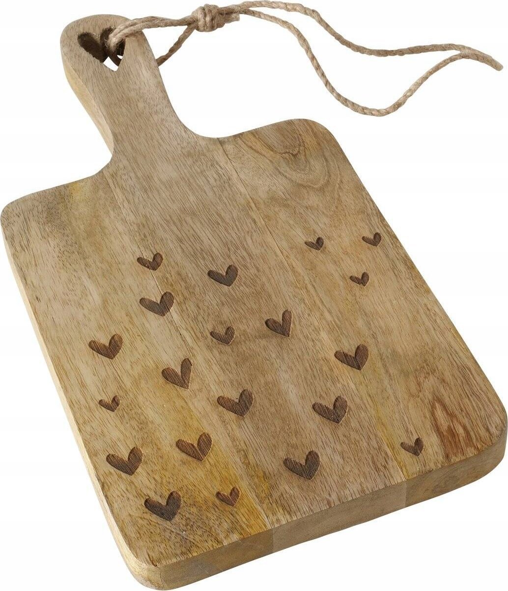 Deska do krojenia Boltze Deska do krojenia z drewna mango, serca, LOVELYN