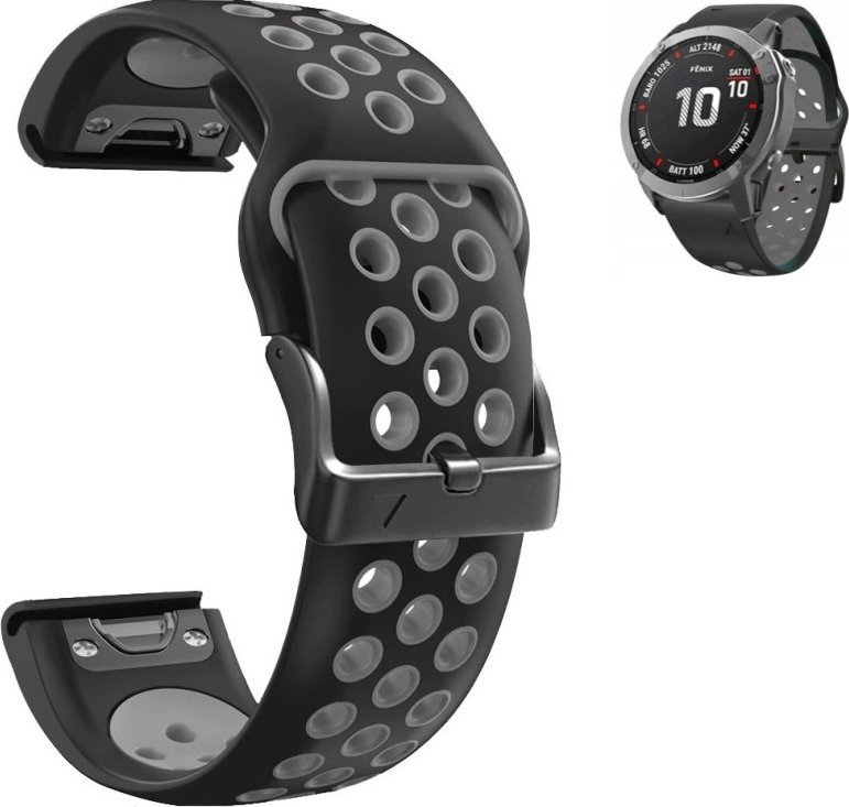 Best Accessories PERFOROWANY PASEK DO GARMIN FENIX 5X / 6X / 7X