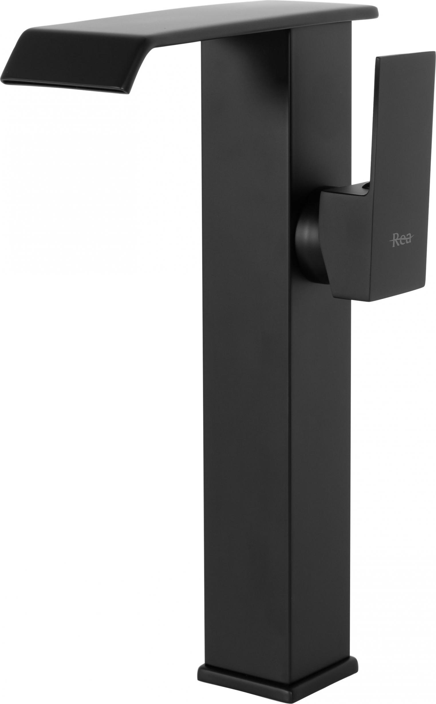Bateria umywalkowa Rea Kent stojąca czarny (REA-B8012)