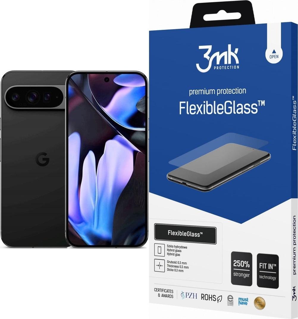 Smartfon Pixel 9 Pro XL 5G 16/256GB Czarny (GA05983-GB) + FlexibleGlass