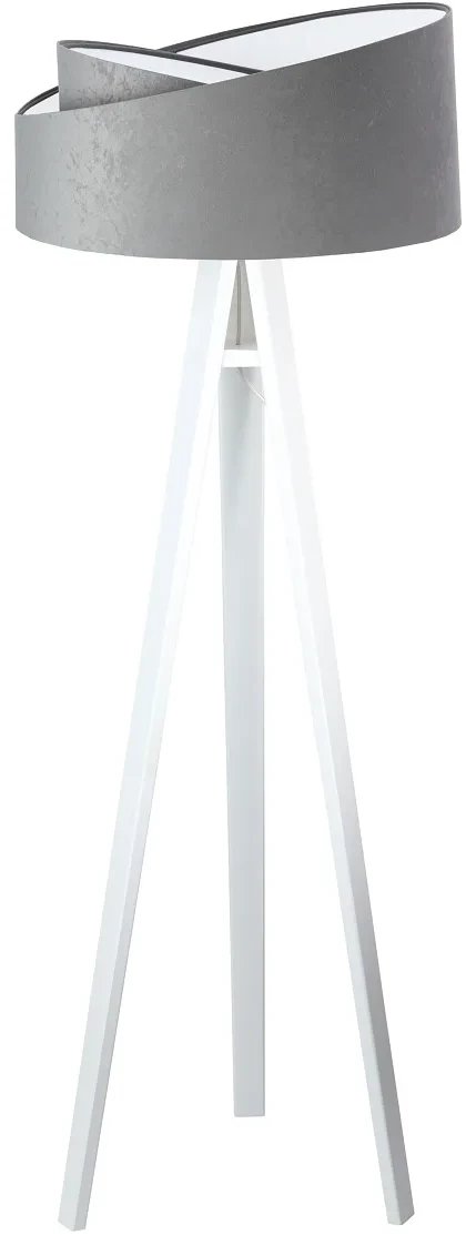 Lampa stojąca GEMSTONE szara/biała BPS KONCEPT