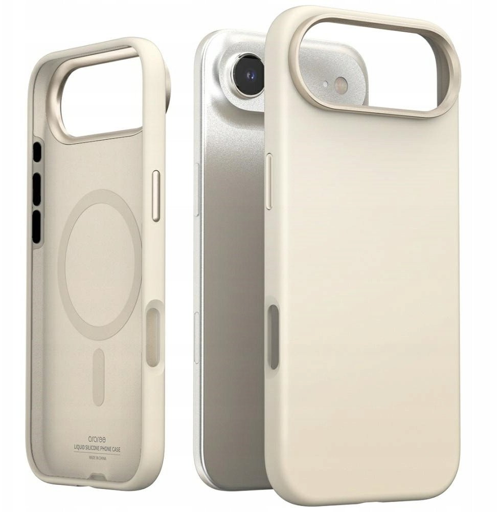 Araree Typo Skin M MagSafe case for iPhone 17 Air stone