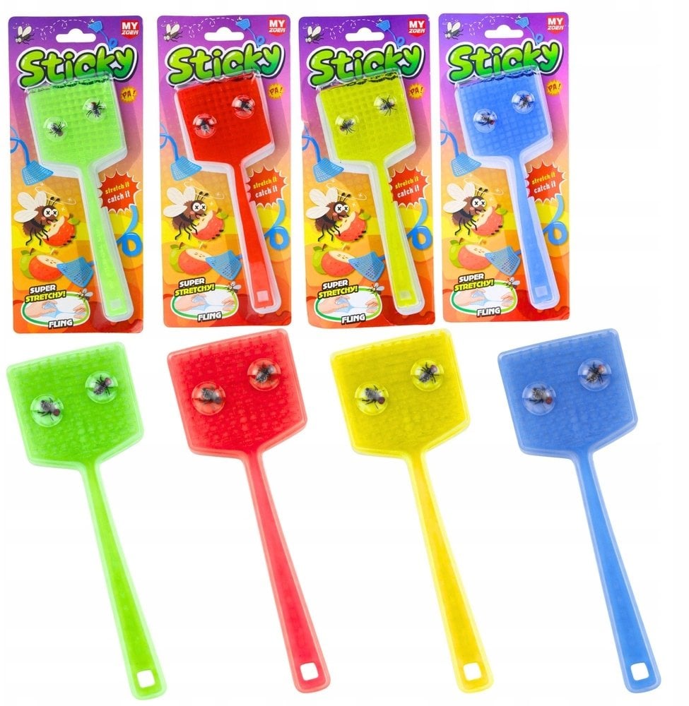 Gumowa Łapka Dla Dzieci Zabawkowa Sztuczne Muchy Mix