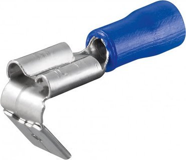 Goobay Rozdzielacz wtykowy płaski, niebieski - Wersja kolorystyczna Niebieski