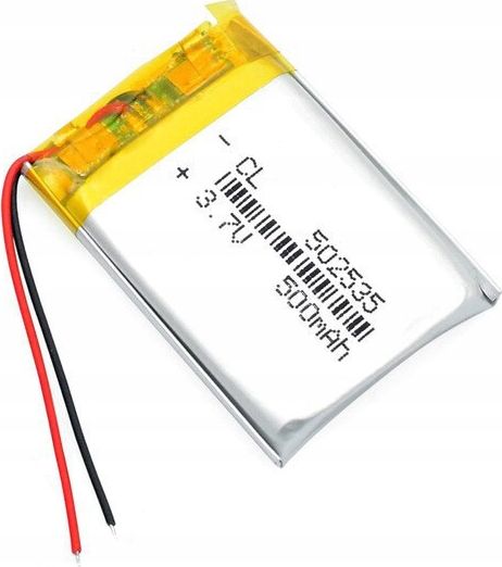 Liter Energy Battery Akumulator Li-Poly 500mAh 3.7V 502535