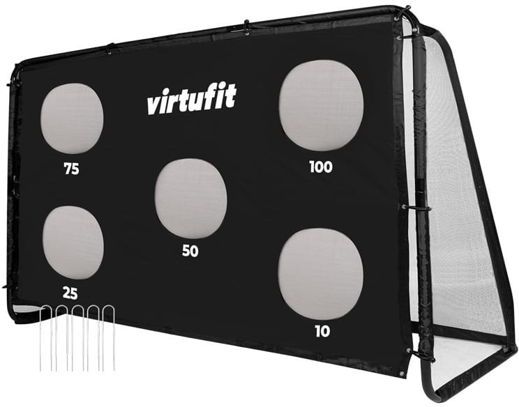 VIRTUFIT BRAMKA PIŁKARSKA PRO Z PŁACHTĄ DO STRZELANIA 300 X 200 CM