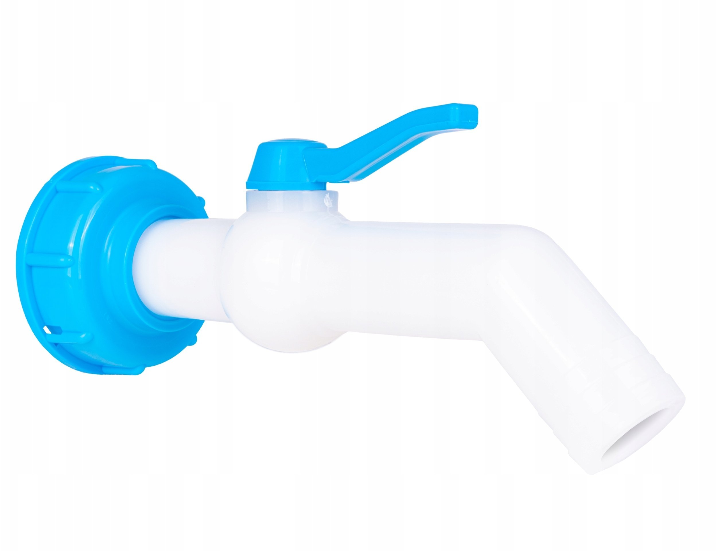 Zestaw – IBC nakrętka S60x6 + kran na wąż 32mm 45° – mauser (80)