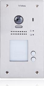 VIDOS Dwurodzinna stacja bramowa VIDOS DUO S1202A