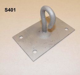 ALPAR Uchwyt słupa wirowanego z hakiem z podstawą (S401)