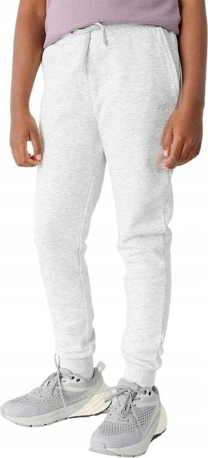 SPODNIE DRESOWE JOGGERY 4F JR F0828 DRESY DZIEWCZĘCE