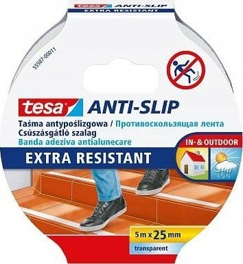 Tesa tesa Anti-Rutschband 5m 25mm transparent