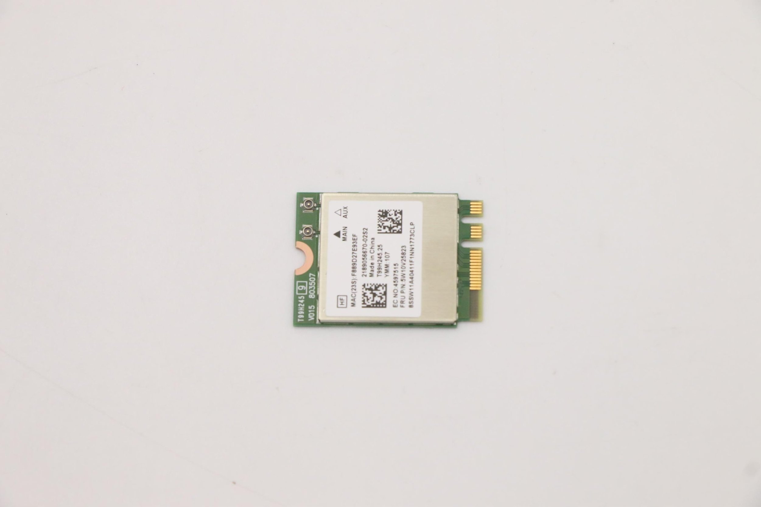 Lenovo MT7921 M2 wireless module for