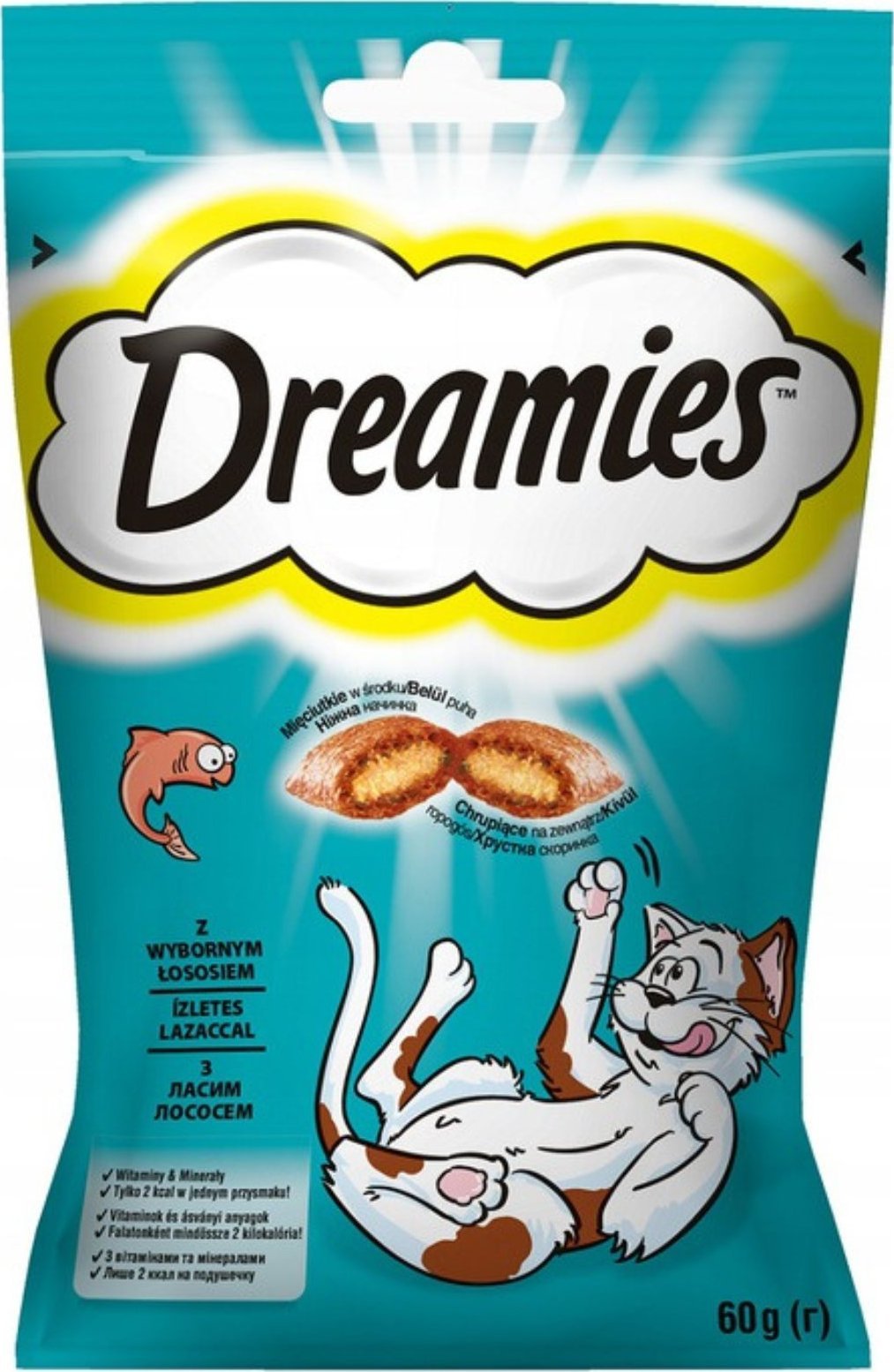 Dreamies DREAMIES KOT 60g przys. ŁOSOŚ