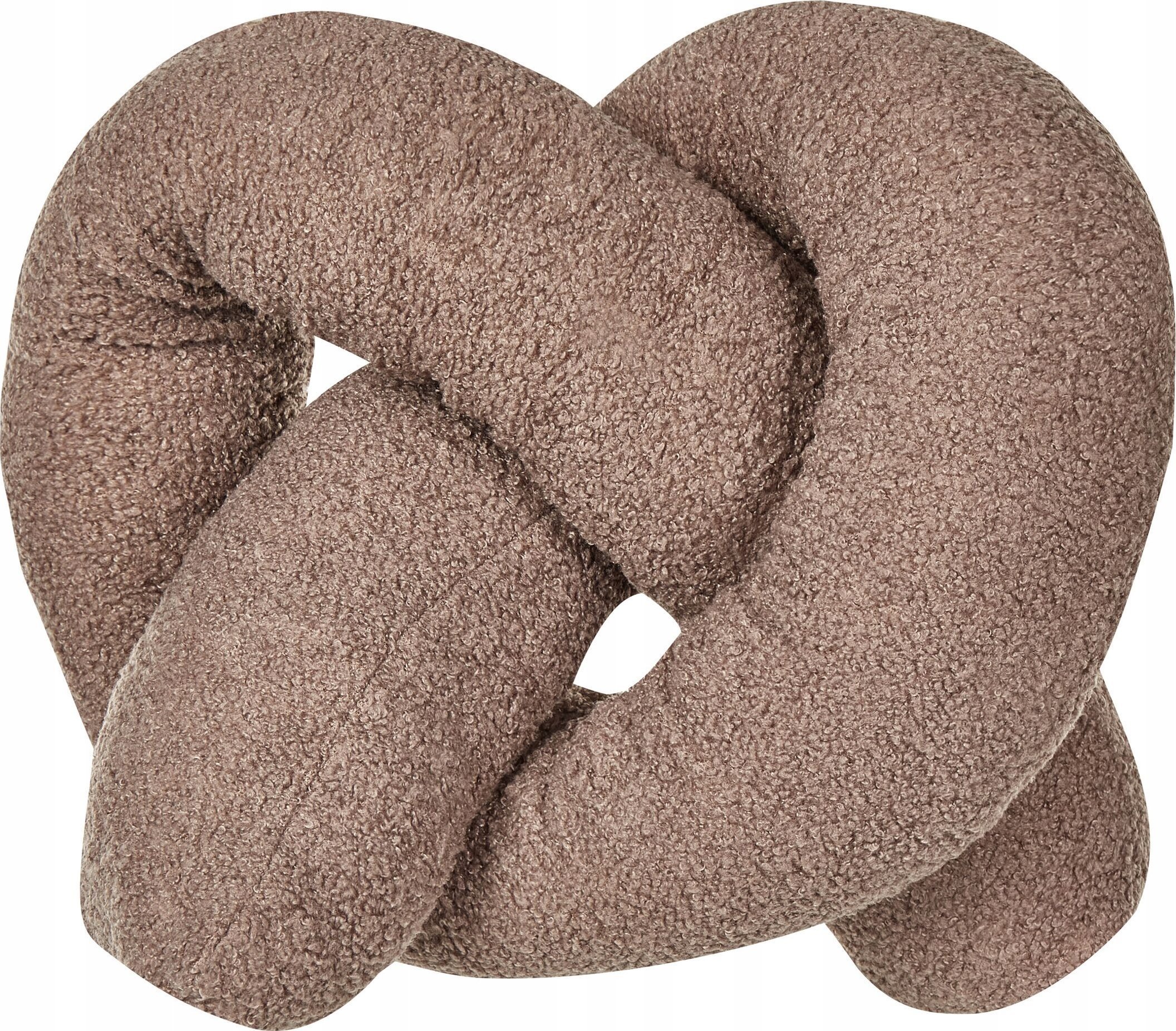 Beliani Poduszka dekoracyjna teddy 172 x 14 cm brązowa GLADIOLUS